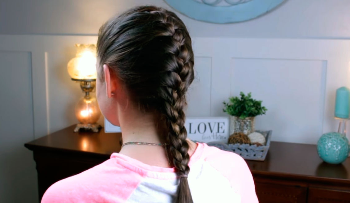 French braid hairstyle